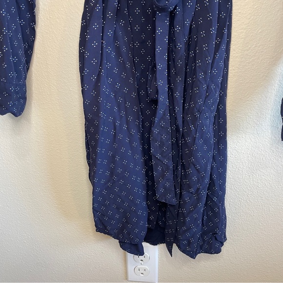 Gap Navy Button-Up Dress w/ Pockets - Picture 9 of 10